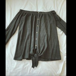 Hunter green long sleeve